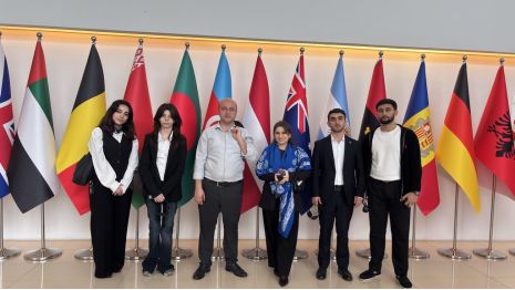 Khazar University staff and students participated in the “Business Dialogue” session of the 7th Forum on Intercultural Dialogue   
